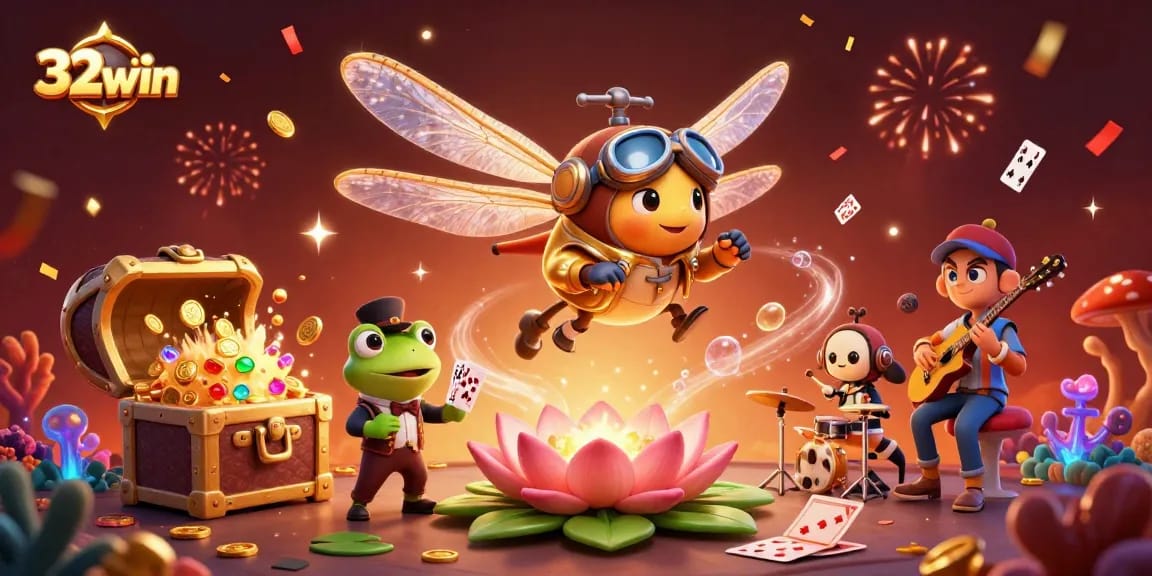 Experience thrilling games with 32win's unique blend of action and excitement at our casino!