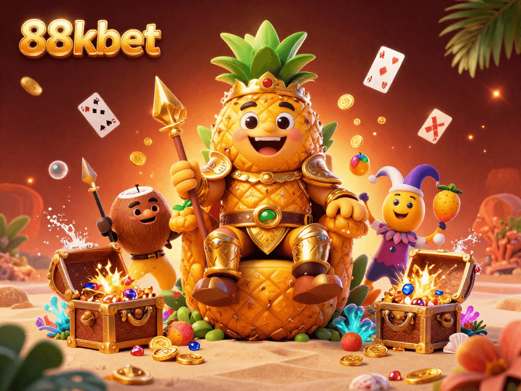 Participate in thrilling gameplay at 88kbet with vibrant characters and dynamic casino elements.