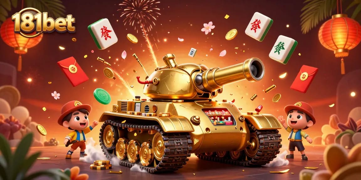 Experience thrilling gameplay with 181bet featuring a vibrant casino inside a golden beetle tank.