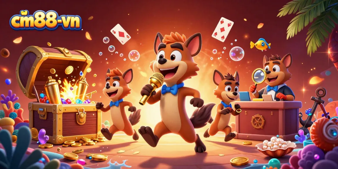 Experience the vibrant world of cm88-vn as hyenas bring humor to an exciting casino club.