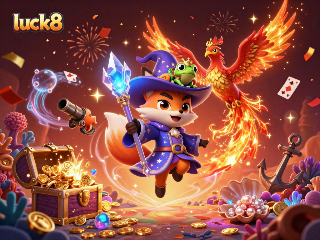 Experience the thrill of luck8 with vibrant gaming visuals and enchanting characters.