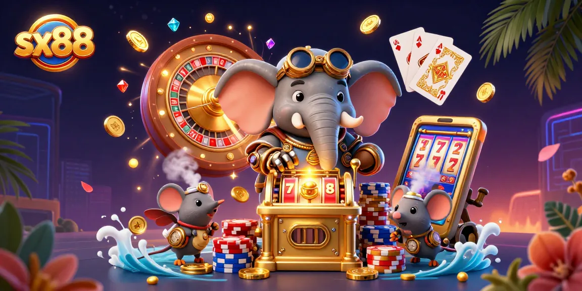 Experience thrilling gameplay at sx88 with steampunk elements and dynamic casino action.