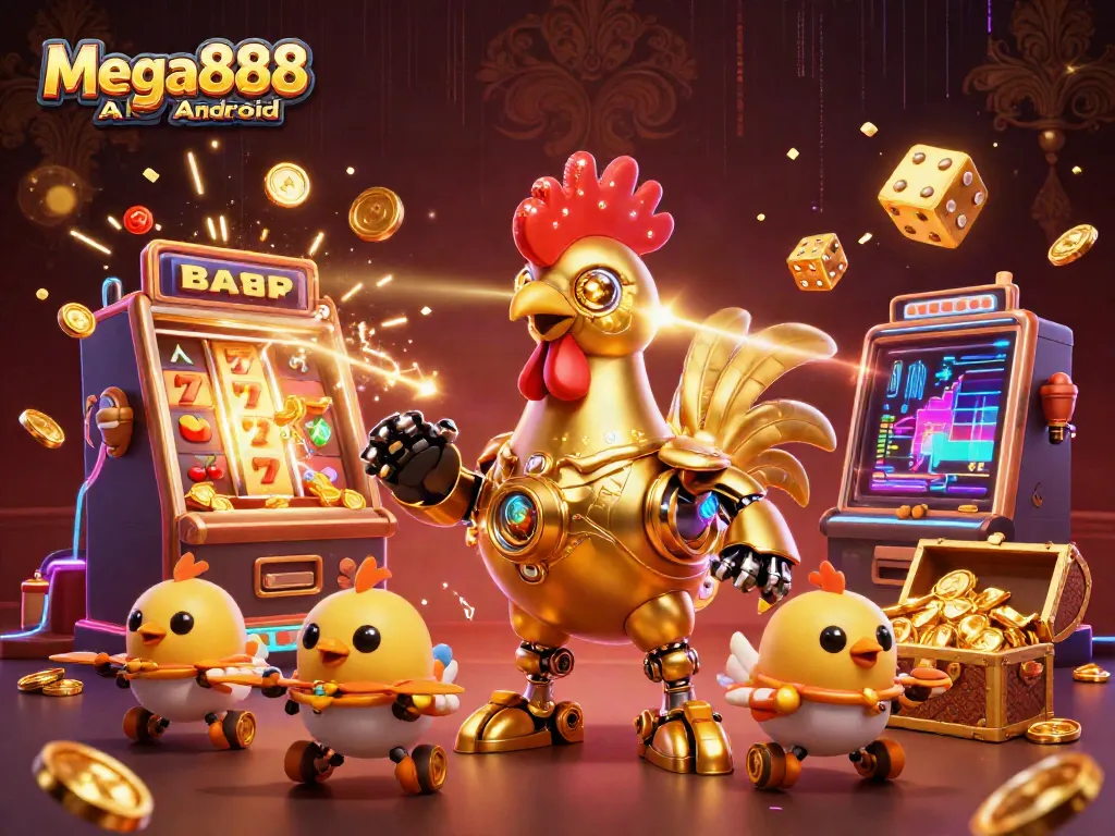 Experience thrilling gameplay with Mega888 APK Android, featuring vibrant slot themes and exciting casino elements.