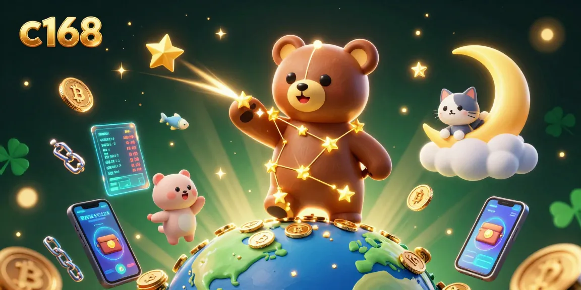 Engage in winning strategies with c168, featuring a vibrant casino-themed illustration.