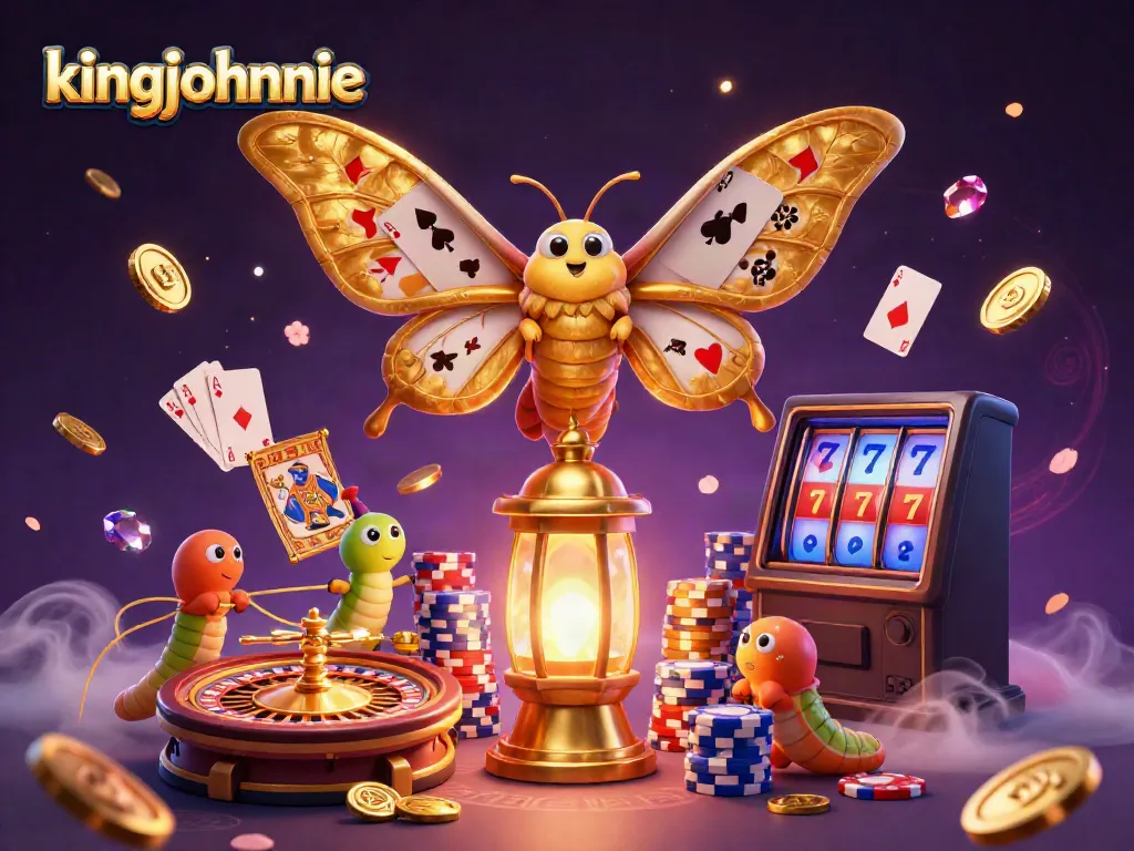 Experience the thrill of blackjack at kingjohnnie with vibrant scenes and golden details.