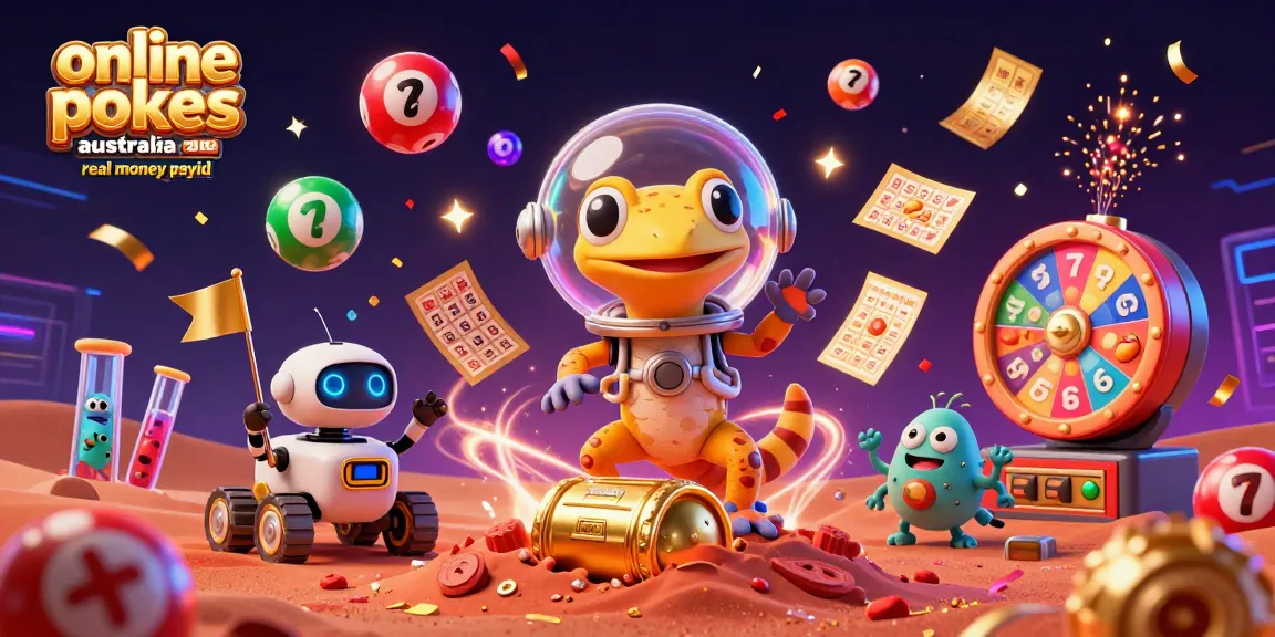 Engage with online pokies Australia real money PayID at a vibrant alien-themed casino discovery scene.